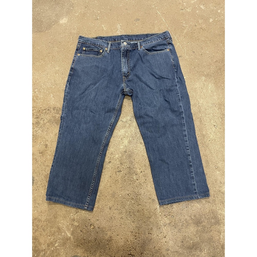 Levis 511 Jeans Mens 38x30 Blue Denim Slim Fit Straight Leg Zip Fly Mid Rise